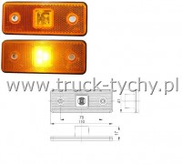 Lampa obrysowa led pomaraczowa Solbus