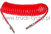 PRZEWD PNEUMATYCZNY SPIRALNY M16/7 m CZERWONY