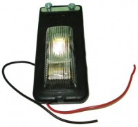 Lampa obrysowa biaa wiszca