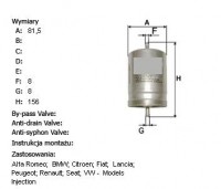 Filtr paliwa fi8 uniwersalny
