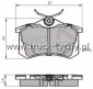 Klocki hamulcowe ty Audi Skoda Peugeot Seat