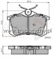 KLOCKI HAMULCOWE TY AUDI, SEAT, SKODA, VW