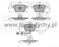 Klocki hamulcowe przd Audi Seat Skoda VW