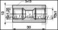 Zcze m10x1,25 - m10x1,00mm przewodu hamulca
