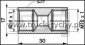 Zcze m12x1/12x1mm s14 przewodu hamulcowego 