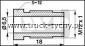 Nakrtka przewodu hamulcowego M12x1