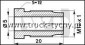 NAKRTKA PRZEWODU HAMULCOWEGO D=5 M12x1 s=12