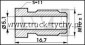 Nakrtka m10x1mm przewodu hamulcowego 