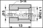 Nakrtka M10x1 mm d-5 mm przewodu hamulco         