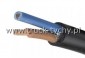 Przewd elektryczny 2x0,5mm2 okrgy czarny