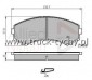 Klocki hamulcowe przd Mazda,Mitsubishi L2Y63328ZB