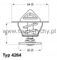 TERMOSTAT 87C AUDI / SEAT / SKODA / VW