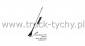ANTENA SAMOCHODOWA ZEWNTRZNA 40cm RAKU
