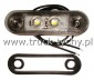 Lampa obrysowa 12/24V led biaa