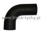 Kolanko gumowe d= 60, 90* L=120x 80 mm