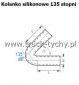 Kolanko silikonowe d-35 L-150x150 135 stopni