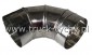 Kolanko metalowe, rednica 150 mm (chromowane)