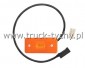 LAMPA OBRYSOWA LED12/24V POMARACZOWA WPUSZCZANA