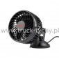 Wentylator samochodowy 12V turbo przyssawka 4,5"