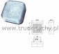 Lampa obrysowa 12/24V led biaa