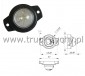 Lampa obrysowa 12/24V led biaa maa okrga