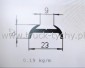 Listwa aluminiowa wewnêtrzna RTO 23x8,7 L=6 m