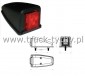 Lampa obrysowa 12/24V led czerwona narona