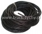 Przewd karbowany plastikowy d-7mm czarny