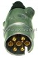 Wtyczka elektryczna  7 pin, 12V,  aluminiowa 