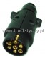 Wtyczka elektryczna 7pin 12V plastikowa