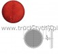 Szko odblaskowe czerwone ze rub d-75mm  